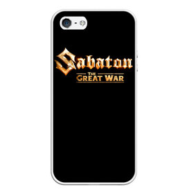 Чехол для iPhone 5/5S матовый с принтом Sabaton в Кировске, Силикон | Область печати: задняя сторона чехла, без боковых панелей | battle metal | primo victoria | sabaton | the art of war | the great war | группа | йоаким броден | латный ботинок | метал | пауэр | рыцарские доспехи | сабатон | собатон | хэви