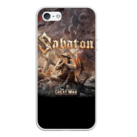 Чехол для iPhone 5/5S матовый с принтом Sabaton в Кировске, Силикон | Область печати: задняя сторона чехла, без боковых панелей | battle metal | primo victoria | sabaton | the art of war | the great war | группа | йоаким броден | латный ботинок | метал | пауэр | рыцарские доспехи | сабатон | собатон | хэви