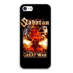 Чехол для iPhone 5/5S матовый с принтом Sabaton в Кировске, Силикон | Область печати: задняя сторона чехла, без боковых панелей | battle metal | primo victoria | sabaton | the art of war | the great war | группа | йоаким броден | латный ботинок | метал | пауэр | рыцарские доспехи | сабатон | собатон | хэви