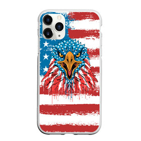 Чехол для iPhone 11 Pro матовый с принтом American Eagle в Кировске, Силикон |  | Тематика изображения на принте: america | amerika | bird | eagle | flag | usa | америка | американский | орел | птица | соединенные | сша | флаг | штаты