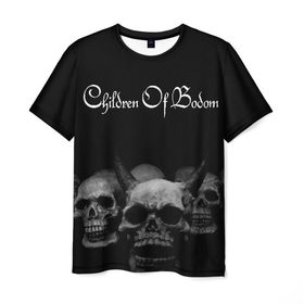 Мужская футболка 3D с принтом Children of Bodom в Кировске, 100% полиэфир | прямой крой, круглый вырез горловины, длина до линии бедер | bodom | children | death | melodic | metal | алекси лайхо | дети бодома | мелодик дэт метал | метал