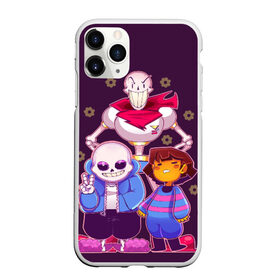 Чехол для iPhone 11 Pro матовый с принтом Персонажи Undertale в Кировске, Силикон |  | Тематика изображения на принте: battle | chara | comics | frisk | sans | simulator | undertale | undertale 2 | андертейл | игра | комикс | папирус | санс | симулятор | скелет | сэнс | ундертэйл | фриск | чары