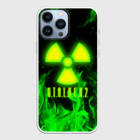 Чехол для iPhone 13 Pro Max с принтом STALKER 2 TOXIC FIRE | СТАЛКЕР 2 ТОКСИЧНЫЙ ОГОНЬ в Кировске,  |  | Тематика изображения на принте: bandit | chernobyl | pripyat | s.t.a.l.k.e.r. 2 | shadow of chernobyl | stalker | stalker 2 | бандиты | меченый | припять | сталкер | сталкер 2 | тени чернобыля | чернобыль | чистое небо