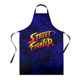 Фартук 3D с принтом Street fighter в Кировске, 100% полиэстер | общий размер — 65 х 85 см, ширина нагрудника — 26 см, горловина — 53 см, длина завязок — 54 см, общий обхват в поясе — 173 см. Принт на завязках и на горловине наносится с двух сторон, на основной части фартука — только с внешней стороны | capcom | fighter | fighting | street | боец | суторито фаита | уличный | файтинг