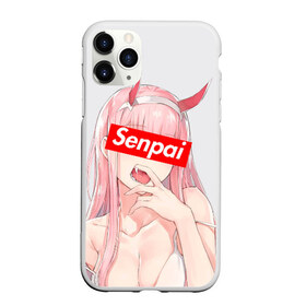 Чехол для iPhone 11 Pro матовый с принтом Senpai 02 в Кировске, Силикон |  | 02 | ahegao | anime | darling in the franxx | franxx | manga | senpai | аниме | ахегао | манга | милый во франксе | сенпай | франкс