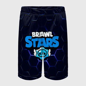 Детские спортивные шорты 3D с принтом BRAWL STARS в Кировске,  100% полиэстер
 | пояс оформлен широкой мягкой резинкой, ткань тянется
 | android | brawl stars | games | mobile game | stars | игры | мобильные игры