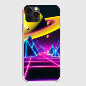 Чехол для iPhone 12 Pro Max с принтом САТУРН в Кировске, Силикон |  | bright | colorful | cool | disco | music | music lover | retro | speaker | tape recorder | technique | vintage | винтаж | динамик | диско | магнитофон | меломан | музыка | неон | разноцветный | ретро | техника