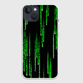 Чехол для iPhone 13 с принтом МАТРИЦА в Кировске,  |  | agent smith | hugo weaving | keanu reeves | the matrix | киану ривз | код | матрица | матрица 4 | нео | цифры