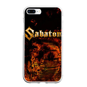 Чехол для iPhone 7Plus/8 Plus матовый с принтом Sabaton в Кировске, Силикон | Область печати: задняя сторона чехла, без боковых панелей | heavy | metal | power | sabaton | метал | пауэр | сабатон | хэви