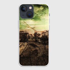 Чехол для iPhone 13 mini с принтом STALKER в Кировске,  |  | chernobyl | game | games | gsc | logo | s.t.a.l.k.e.r. | stalker | stalker 2 | stalker2 | world | игра | игры | лого | противогаз | с.т.а.л.к.е.р. | символ | сталкер | сталкер 2 | сталкер2 | чернобыль