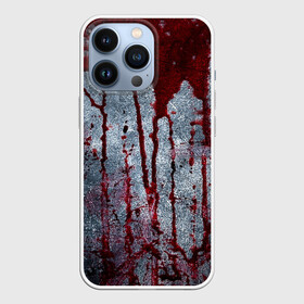 Чехол для iPhone 13 Pro с принтом Кровь на металле в Кировске,  |  | blood | bloody | horror | texture | абстракция | брызги | в крови | краска | красная краска | кровавая | кровь | текстура | ужас