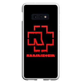 Чехол для Samsung S10E с принтом Rammstein в Кировске, Силикон | Область печати: задняя сторона чехла, без боковых панелей | amerika | art | germany | logo | rammstein | rock | till lindemann | арт | германия | группа | логотип | музыка | немецкая группа | немцы | песня | раммштайн | рамштайн | рок