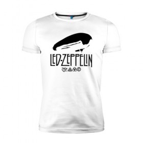 Мужская футболка премиум с принтом Led Zeppelin в Кировске, 92% хлопок, 8% лайкра | приталенный силуэт, круглый вырез ворота, длина до линии бедра, короткий рукав | 