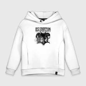 Детское худи Oversize хлопок с принтом Led Zeppelin в Кировске, френч-терри — 70% хлопок, 30% полиэстер. Мягкий теплый начес внутри —100% хлопок | боковые карманы, эластичные манжеты и нижняя кромка, капюшон на магнитной кнопке | led | led zeppelin | блюз | группа | джимми пейдж | джон генри бонэм | джон пол джонс | лед зепелен | лед зеппелин | метал | роберт плант | рок | тяжелый | фолк | хард | хардрок | хеви | хевиметал