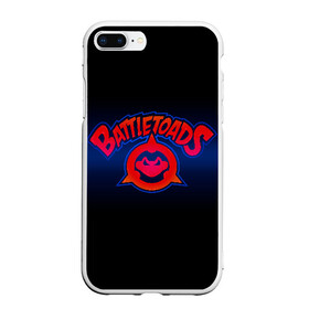 Чехол для iPhone 7Plus/8 Plus матовый с принтом Battletoads в Кировске, Силикон | Область печати: задняя сторона чехла, без боковых панелей | arc system works | battle | game | mindscape | rare | toads | боевые | боевые жабы | лягушки