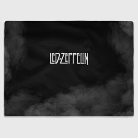 Плед 3D с принтом Led Zeppelin в Кировске, 100% полиэстер | закругленные углы, все края обработаны. Ткань не мнется и не растягивается | Тематика изображения на принте: led zeppelin | лед зеппелин