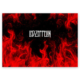 Поздравительная открытка с принтом Led Zeppelin в Кировске, 100% бумага | плотность бумаги 280 г/м2, матовая, на обратной стороне линовка и место для марки
 | led zeppelin | лед зеппелин