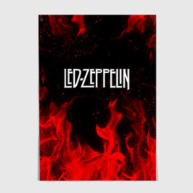 Постер с принтом Led Zeppelin в Кировске, 100% бумага
 | бумага, плотность 150 мг. Матовая, но за счет высокого коэффициента гладкости имеет небольшой блеск и дает на свету блики, но в отличии от глянцевой бумаги не покрыта лаком | led zeppelin | лед зеппелин