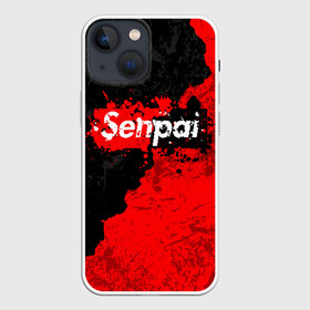 Чехол для iPhone 13 mini с принтом SENPAI в Кировске,  |  | ahegao | anime | senpai | аниме | ахегао. | ахэгао | семпай | сенпаи