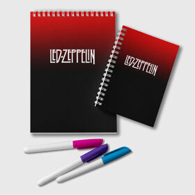 Блокнот с принтом Led Zeppelin в Кировске, 100% бумага | 48 листов, плотность листов — 60 г/м2, плотность картонной обложки — 250 г/м2. Листы скреплены удобной пружинной спиралью. Цвет линий — светло-серый
 | Тематика изображения на принте: led zeppelin | лед зеппелин
