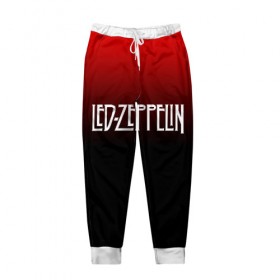 Мужские брюки 3D с принтом Led Zeppelin в Кировске, 100% полиэстер | манжеты по низу, эластичный пояс регулируется шнурком, по бокам два кармана без застежек, внутренняя часть кармана из мелкой сетки | led zeppelin | лед зеппелин