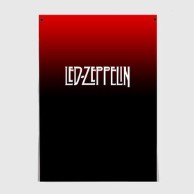 Постер с принтом Led Zeppelin в Кировске, 100% бумага
 | бумага, плотность 150 мг. Матовая, но за счет высокого коэффициента гладкости имеет небольшой блеск и дает на свету блики, но в отличии от глянцевой бумаги не покрыта лаком | led zeppelin | лед зеппелин