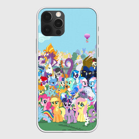 Чехол для iPhone 12 Pro Max с принтом MY LITTLE PONY в Кировске, Силикон |  | Тематика изображения на принте: my little pony | pinkie pie | scootaloo | spike | sweaty balls | искорка | крошка бель | маленькие пони | мульфтфильм | пони | скутолу | эппл блум