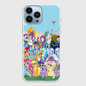 Чехол для iPhone 13 Pro Max с принтом MY LITTLE PONY в Кировске,  |  | my little pony | pinkie pie | scootaloo | spike | sweaty balls | искорка | крошка бель | маленькие пони | мульфтфильм | пони | скутолу | эппл блум