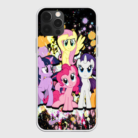 Чехол для iPhone 12 Pro Max с принтом MY LITTLE PONY в Кировске, Силикон |  | Тематика изображения на принте: my little pony | pinkie pie | scootaloo | spike | sweaty balls | искорка | крошка бель | маленькие пони | мульфтфильм | пони | си | скутолу | эппл блум