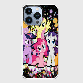 Чехол для iPhone 13 Pro с принтом MY LITTLE PONY в Кировске,  |  | my little pony | pinkie pie | scootaloo | spike | sweaty balls | искорка | крошка бель | маленькие пони | мульфтфильм | пони | си | скутолу | эппл блум