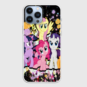 Чехол для iPhone 13 Pro Max с принтом MY LITTLE PONY в Кировске,  |  | my little pony | pinkie pie | scootaloo | spike | sweaty balls | искорка | крошка бель | маленькие пони | мульфтфильм | пони | си | скутолу | эппл блум