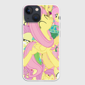 Чехол для iPhone 13 mini с принтом ПОНИ в Кировске,  |  | my little pony | pinkie pie | scootaloo | spike | sweaty balls | искорка | крошка бель | маленькие пони | мульфтфильм | пони | скутолу | эппл блум