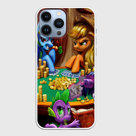 Чехол для iPhone 13 Pro Max с принтом LITTLE PONY в Кировске,  |  | my little pony | pinkie pie | scootaloo | spike | sweaty balls | искорка | крошка бель | маленькие пони | мульфтфильм | пони | скутолу | эппл блум