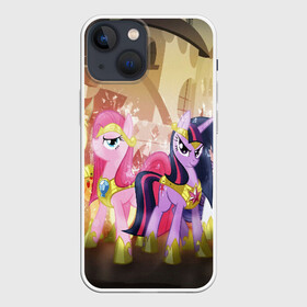 Чехол для iPhone 13 mini с принтом PONY в Кировске,  |  | my little pony | pinkie pie | scootaloo | spike | sweaty balls | искорка | крошка бель | маленькие пони | мульфтфильм | пони | скутолу | эппл блум
