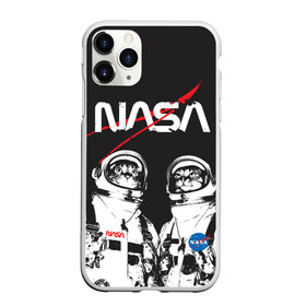 Чехол для iPhone 11 Pro Max матовый с принтом Nasa cats austronaut в Кировске, Силикон |  | Тематика изображения на принте: cats austronaut | nasa | space | космос | кот космонавт | наса | насса