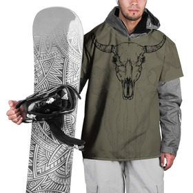 Накидка на куртку 3D с принтом Буйвол (Как у Измайлова) в Кировске, 100% полиэстер |  | Тематика изображения на принте: 