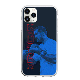 Чехол для iPhone 11 Pro Max матовый с принтом Krusher в Кировске, Силикон |  | boxing | kovalev | krusher | sergey kovalev | wbo | бокс | ковалев