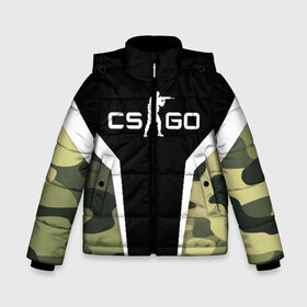 Зимняя куртка для мальчиков 3D с принтом CSGO Camouflage в Кировске, ткань верха — 100% полиэстер; подклад — 100% полиэстер, утеплитель — 100% полиэстер | длина ниже бедра, удлиненная спинка, воротник стойка и отстегивающийся капюшон. Есть боковые карманы с листочкой на кнопках, утяжки по низу изделия и внутренний карман на молнии. 

Предусмотрены светоотражающий принт на спинке, радужный светоотражающий элемент на пуллере молнии и на резинке для утяжки | conter | counter | cs go | csgo | global | offensive | strike | контер | кс го | ксго | страйк