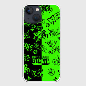 Чехол для iPhone 13 mini с принтом Billie Eilish Graffiti two col в Кировске,  |  | billie | eilish | gradient | graffiti | айлиш | билли | граффити | татуировки