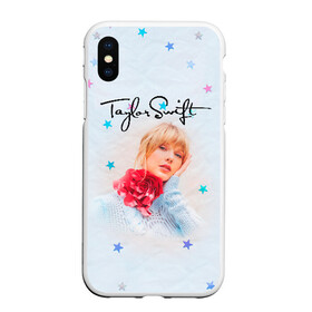 Чехол для iPhone XS Max матовый с принтом Taylor Swift в Кировске, Силикон | Область печати: задняя сторона чехла, без боковых панелей | lover | taylor swift | taylor swift lover | тэйлор свифт