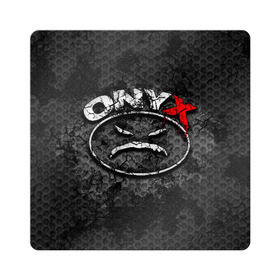 Магнит виниловый Квадрат с принтом Onyx в Кировске, полимерный материал с магнитным слоем | размер 9*9 см, закругленные углы | fredro starr | onyx | rap | sonny seeza | sticky fingaz | оникс | рэп
