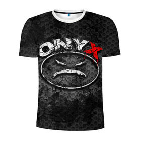 Мужская футболка 3D спортивная с принтом Onyx в Кировске, 100% полиэстер с улучшенными характеристиками | приталенный силуэт, круглая горловина, широкие плечи, сужается к линии бедра | fredro starr | onyx | rap | sonny seeza | sticky fingaz | оникс | рэп
