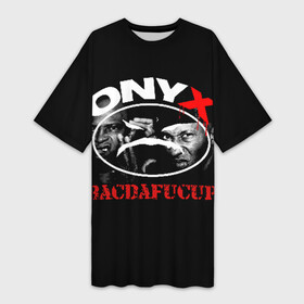 Платье-футболка 3D с принтом Onyx в Кировске,  |  | fredro starr | onyx | rap | sonny seeza | sticky fingaz | оникс | рэп