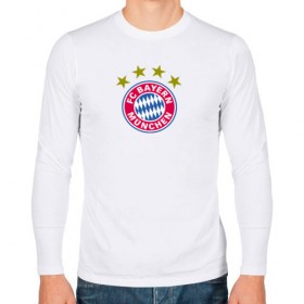 Мужской лонгслив хлопок с принтом BAYERN MUNCHEN в Кировске, 100% хлопок |  | fc bayern munchen | football | germany | logo | sport | бавария мюнхен | германия | лига | лого | спорт | фк | футбол | футбольный клуб | эмблема