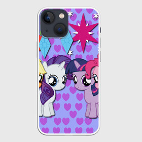 Чехол для iPhone 13 mini с принтом пони стар в Кировске,  |  | my little pony | pinkie pie | scootaloo | spike | sweaty balls | искорка | крошка бель | маленькие пони | мульфтфильм | пони | скутолу | эппл блум