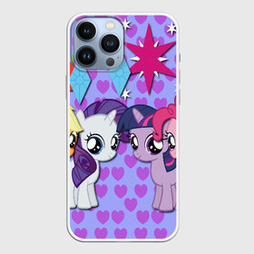 Чехол для iPhone 13 Pro Max с принтом пони стар в Кировске,  |  | my little pony | pinkie pie | scootaloo | spike | sweaty balls | искорка | крошка бель | маленькие пони | мульфтфильм | пони | скутолу | эппл блум