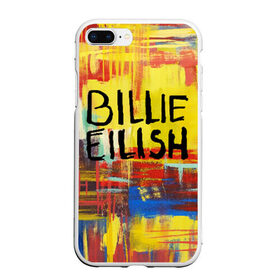 Чехол для iPhone 7Plus/8 Plus матовый с принтом BILLIE EILISH в Кировске, Силикон | Область печати: задняя сторона чехла, без боковых панелей | all | asleep | bad | bellyache | billie | blohsh | dont | eilish | eyes | fall | guy | logo | music | ocean | singer | smile | when | айлиш | били | билли | бэрд | лого | музыка | пайрат | певица | символ | эйлиш