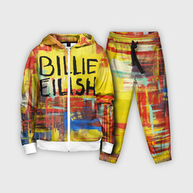 Детский костюм 3D с принтом BILLIE EILISH в Кировске,  |  | all | asleep | bad | bellyache | billie | blohsh | dont | eilish | eyes | fall | guy | logo | music | ocean | singer | smile | when | айлиш | били | билли | бэрд | лого | музыка | пайрат | певица | символ | эйлиш