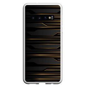 Чехол для Samsung Galaxy S10 с принтом Futuristic technology lines в Кировске, Силикон | Область печати: задняя сторона чехла, без боковых панелей | abstract | art | geometry | lights | lines | stripe | technology | абстрактный | абстракция | арт | геометрия | линии | полосы