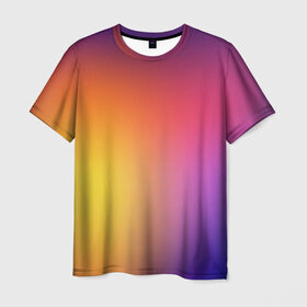 Мужская футболка 3D с принтом Abstract gradient colors в Кировске, 100% полиэфир | прямой крой, круглый вырез горловины, длина до линии бедер | abstract | colors | gradient | абстракция | градиент | перелив | цвет | цветовой